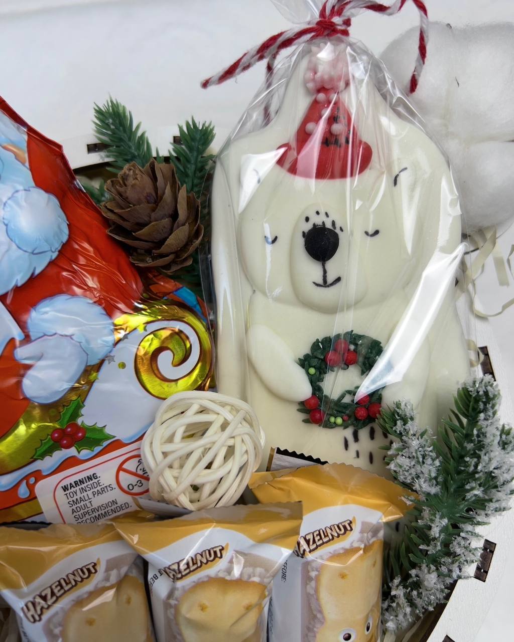 Gift Box "Teddy-Santa"